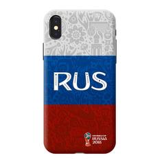Чехол Deppa PC для Apple iPhone X FIFA Flag Russia