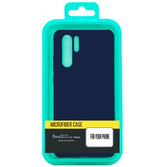 Чехол силиконовый BoraSCO Soft Touch с микрофиброй для Redmi Note 8t синий