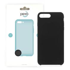 Защитный чехол PERO для iPhone 7 Plus софт-тач/черный ПЕРО