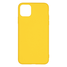 Чехол клип-кейс PERO софт-тач для iPhone 11 Pro Max жёлтый ПЕРО