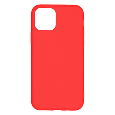 Чехол клип-кейс PERO софт-тач для iPhone 11 Pro красный ПЕРО