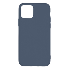 Чехол клип-кейс PERO софт-тач для iPhone 11 Pro синий ПЕРО
