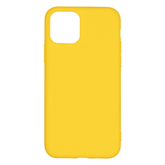 Чехол клип-кейс PERO софт-тач для iPhone 11 Pro жёлтый ПЕРО