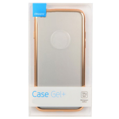 Чехол Deppa Gel Plus Case матовый для Apple iPhone SE (2020)/7/8 золотой 85284