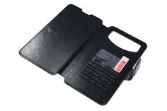 Чехол-книжка универсальный для смартфонов р.XL (151*82*15mm), черный, OLMIO