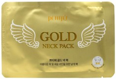Гидрогелевая маска для шеи Petitfee Gold Neck Pack For Firming & Silky Smooth Neck, 10гр