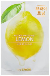 Маска тканевая с экстрактом лимона The Saem Natural Lemon Mask Sheet 21 мл