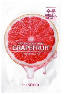 Маска тканевая с экстрактом грейпфрута The Saem Natural Grapefruit Mask Sheet 21 мл