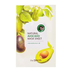Маска тканевая с экстрактом авокадо The Saem Natural Avocado Mask Sheet 21 мл