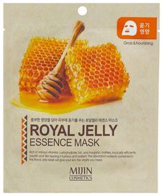 Маска тканевая для лица с маточным молочком Mijin Cosmetics Royal Jelly Essence Mask 25 г