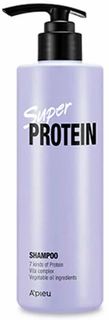 Восстанавливающий шампунь с протеинами APIEU Super Protein Shampoo A'pieu