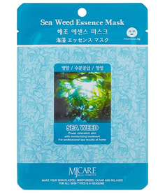 Маска тканевая для лица Морские водоросли Sea Weed Essence Mask 23гр Mijin Cosmetics