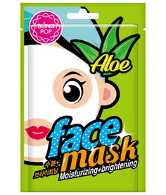 Маска для лица тканевая BLING POP Aloe Moisturizing & Brightening Mask 20мл
