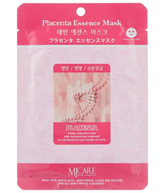 Маска тканевая для лица Плацента Placenta Essence Mask 23гр Mijin Cosmetics