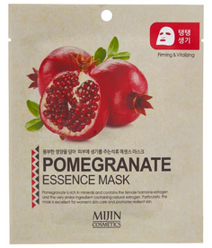 Маска тканевая для лица Гранат POMEGRANATE ESSENCE MASK 25гр Mijin Cosmetics