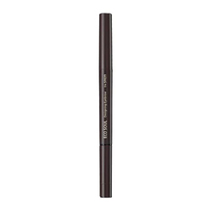 Карандаш для бровей 3 в1 The Saem Eco Soul Designing Eyebrow 03 Grey Brown 0,2гр+0,12гр