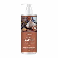 Бальзам-кондиционер для волос чёрный чеснок Deoproce Black Garlic Intensive Energy Rinse 1000мл