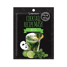 Маска тканевая для лица Cocktail Recipe Mask - Mojito 20гр Berrisom