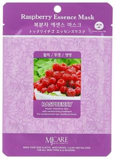 Маска тканевая для лица с экстрактом малины Mijin Cosmetics Raspberry Essence Mask 23 г