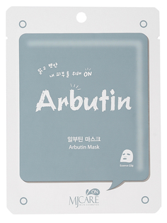 Маска тканевая для лица с арбутином Mijin Cosmetics MJ on Arbutin Mask Pack 22 г