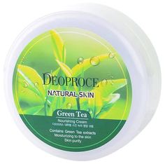 Крем для лица и тела с экстрактом зеленого чая Deoproce Natural Skin Greentea Nourishing Cream 100гр