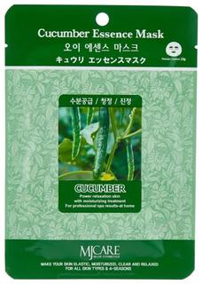 Маска тканевая для лица с экстрактом огурца Mijin Cosmetics Cucumber Essence Mask 23 г