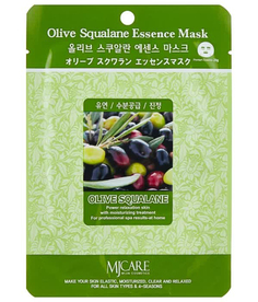 Маска тканевая для лица Олива Olive Squalane Essence Mask 23гр Mijin Cosmetics