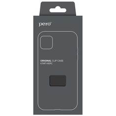 Чехол клип-кейс PERO софт-тач для Apple iPhone 13 черный ПЕРО