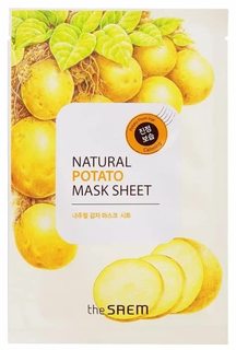 Маска тканевая с экстрактом картофеля The Saem Natural Potato Mask Sheet 21 мл