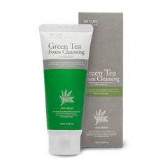 Пенка для умывания зеленый чай 3W Clinic Green Tea Foam Cleansing, 100 мл