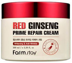 Восстанавливающий крем с экстрактом красного женьшеня FarmStay Red Ginseng Prime Repair Cream, 100ml