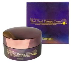 Крем для лица с черным жемчугом антивозрастной Deoproce Black Pearl Therapy Cream 100гр