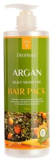 Маска для волос с аргановым маслом Deoproce Argan Silky Moisture Hair Pack, 1000мл