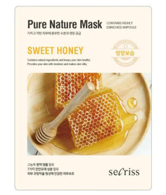 АН Secriss Маска для лица тканевая Secriss Pure Nature Mask Pack-Sweet honey 25мл Anskin