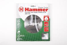 Диск пильный Hammer Flex 205-114 CSB WD 210мм*24*20/16мм по дереву