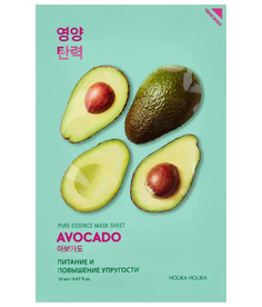 Смягчающая тканевая маска Holika Holika Pure Essence Mask Sheet Avocado, авокадо, 20 мл