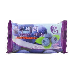 Мыло с отшелушивающим эффектом с черникой Blueberry Peeling Soap, 150гр Juno