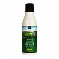 Шампунь для волос с зеленым чаем и хной Deoproce Greentea Henna Pure ReFresh Shampoo 200мл
