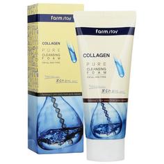 Очищающая пенка с коллагеном FarmStay Collagen Pure Cleansing Foam, 180мл