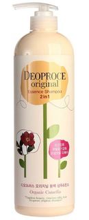 Шампунь-бальзам 2 в 1 камелия Deoproce Original Essence 2 in 1 Shampoo Camellia 1000мл