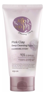Пенка для умывания Welcos Cleansing Story Deep Cleansing Foam Pink Clay 150 г