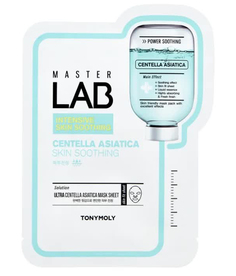 TONYMOLY Тканевая маска для лица с экстрактом центеллы азиатской MASTER LAB ULTRA CENTELLA ASIATIKA MASK SHEET, 19г