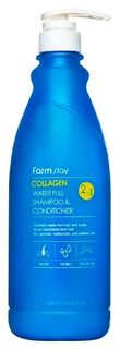 Шампунь-кондиционер увлажняющий с коллагеном FarmStay Collagen Water Full Moist 530мл