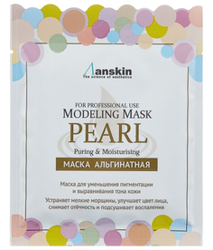 АН Original Маска альгинатная с муцином улитки регенерир. (саше) Snail Pearl Modeling Mask / Refill 25гр Anskin