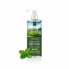 Шампунь для волос с зеленым чаем и хной Deoproce Greentea Henna Pure ReFresh Shampoo 1000мл