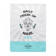 Успокаивающая тканевая маска с экстрактом чайного дерева Village 11 Factory Daily Fresh up Mask Tea Tree