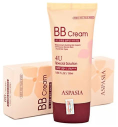 BB крем для лица солнцезащитный ASPASIA 4U Sun BB cream SPF50+ PA+++, 50 мл