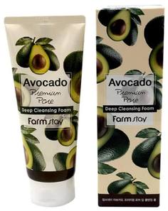 Очищающая пенка с экстрактом авокадо FarmStay Avocado Deep Cleansing Foam, 180ml