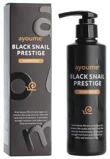 Шампунь для волос с муцином улитки AYOUME BLACK SNAIL PRESTIGE SHAMPOO 100 мл