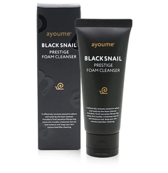 Пенка для умывания с муцином черной улитки AYOUME BLACK SNAIL PRESTIGE FOAM CLEANSER 60ml